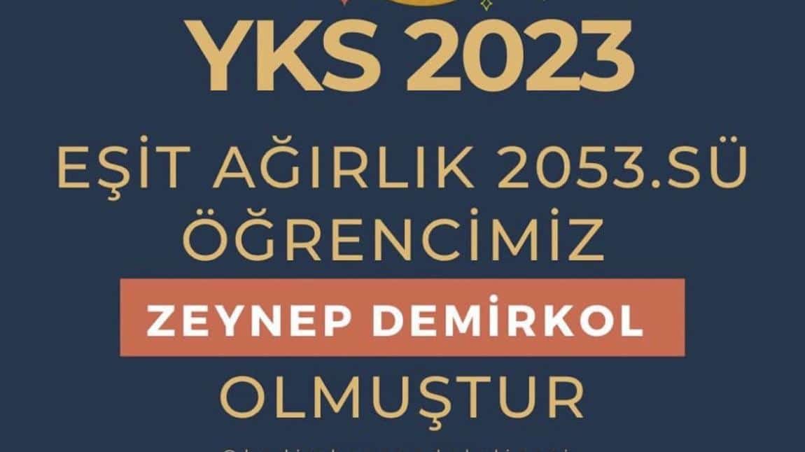 2022-2023 TÜRKİYE 2053. SÜ ZEYNEP DEMİRKOL